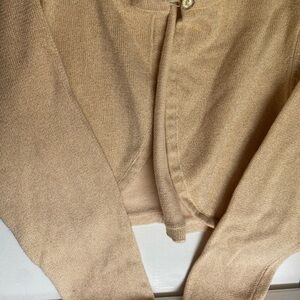 Gold Knit Cardigan